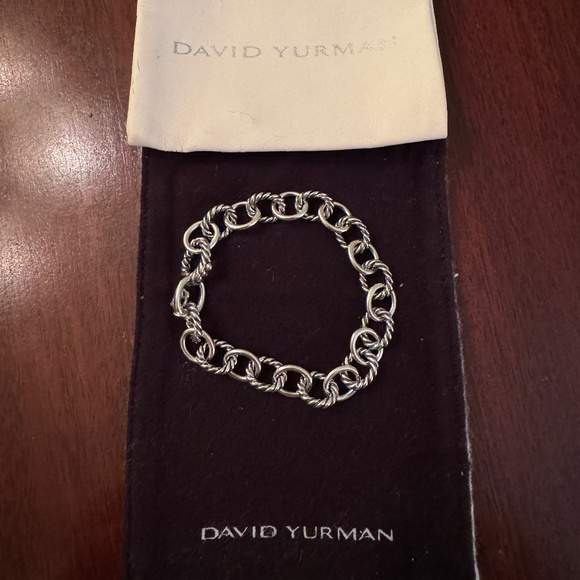 David Yurman 10mm oval link bracelet in silver
